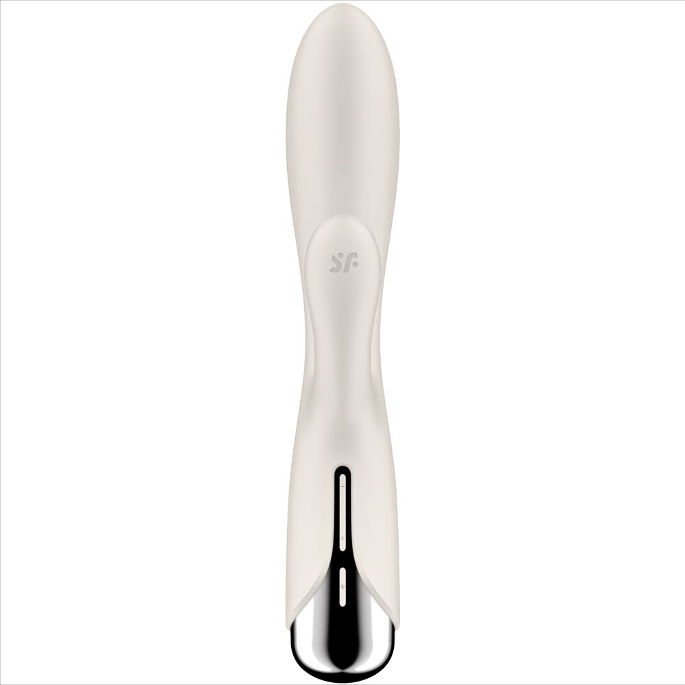SATISFYER - SPINNING RABBIT 1 CLITORIS AND G-SPOT STIMULATION BEIGE