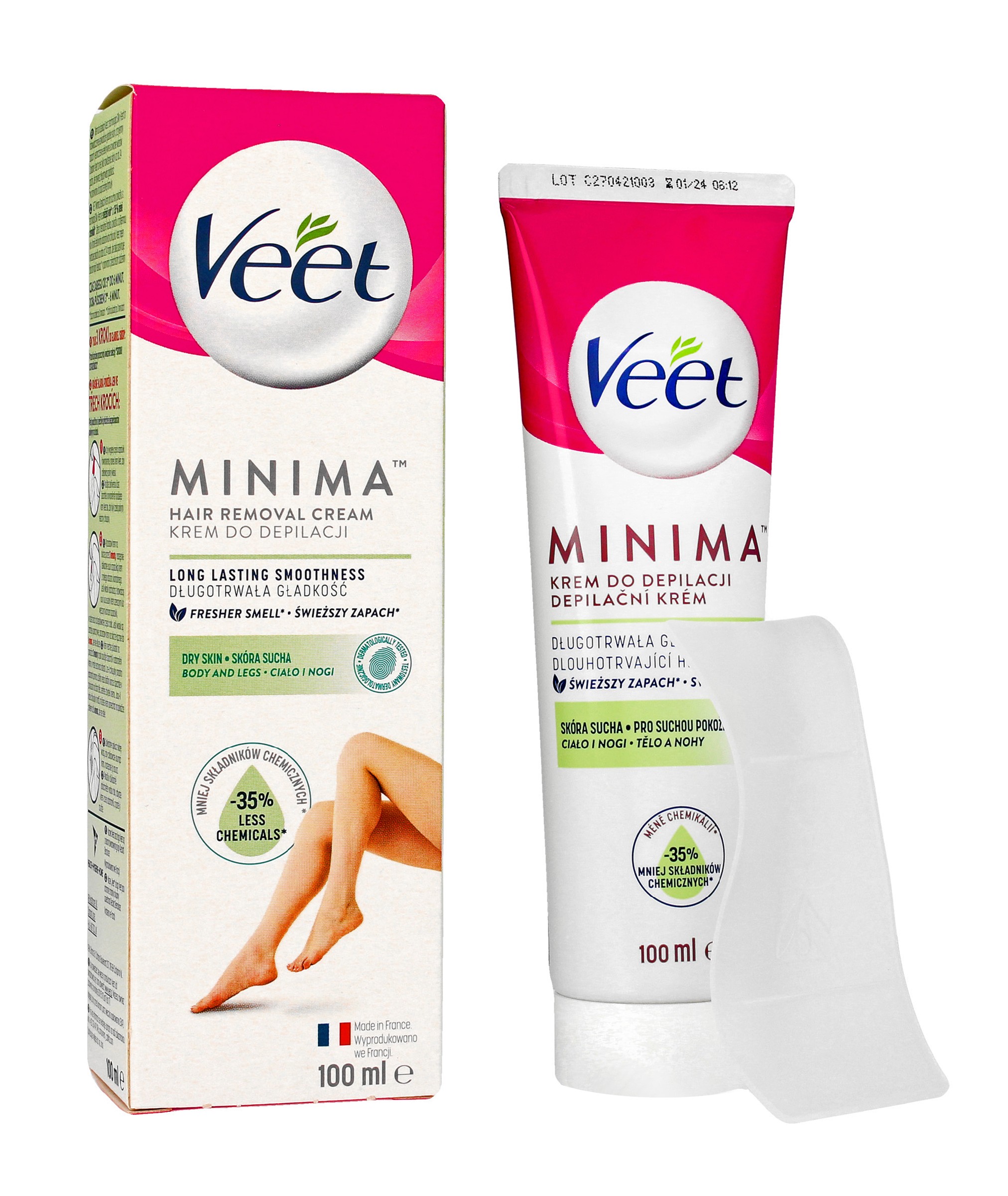 Veet Krem do depilacji skóry Silk & Fresh - skóra sucha  100ml