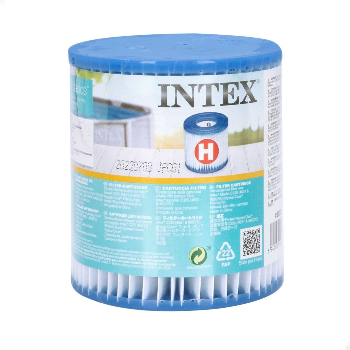 Treatment filter Intex Replacement Type H (12 Units)