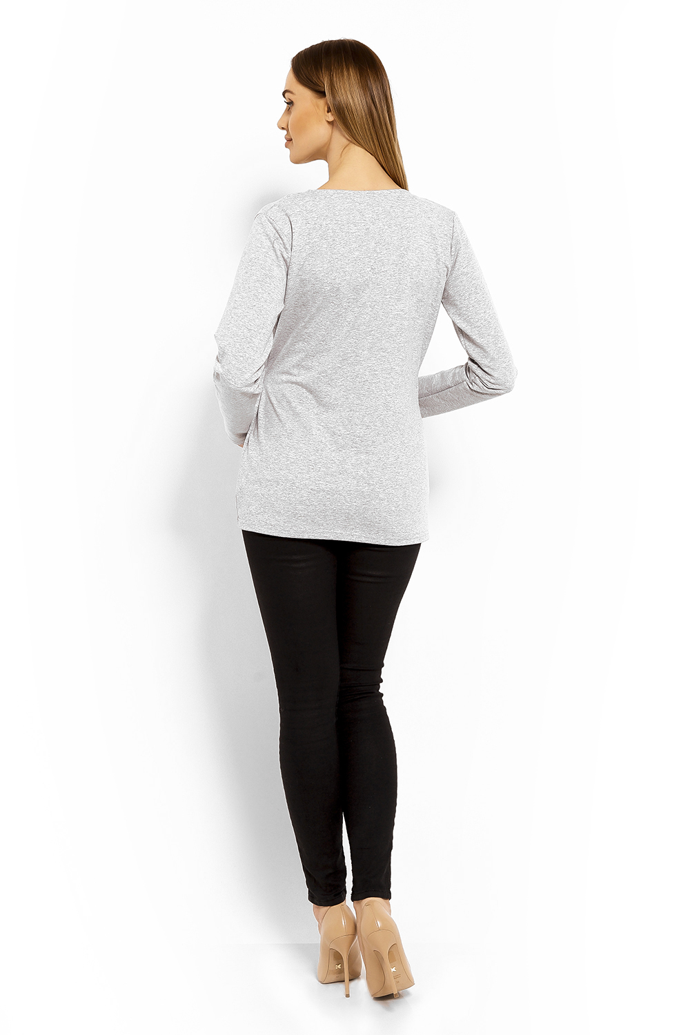  Blouse model 113240 PeeKaBoo  grey