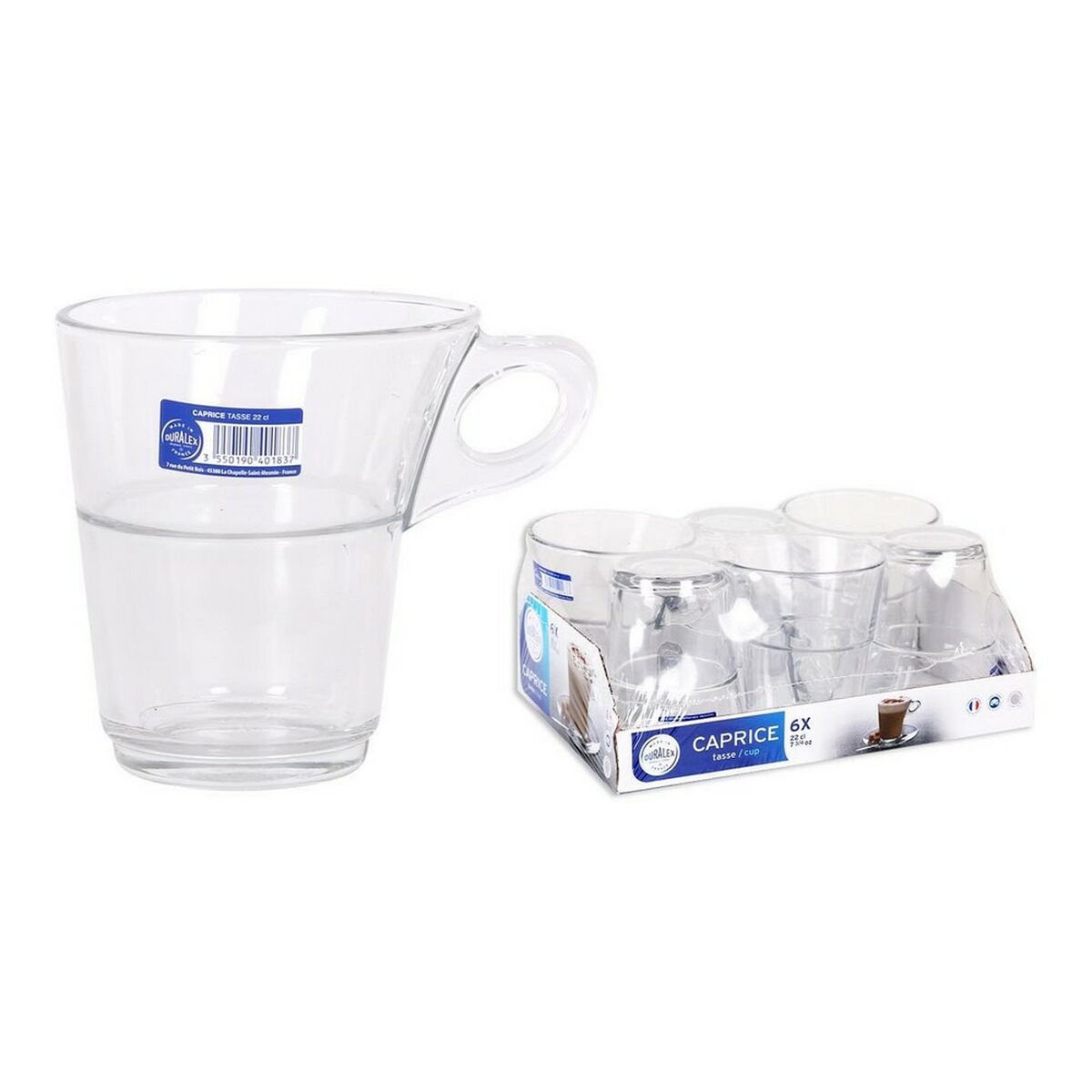 Piece Coffee Cup Set Caprice (22 cl) (6 uds)