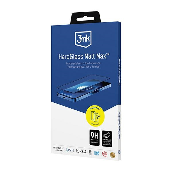 3MK HardGlass Matt Max Apple iPhone 15 Plus