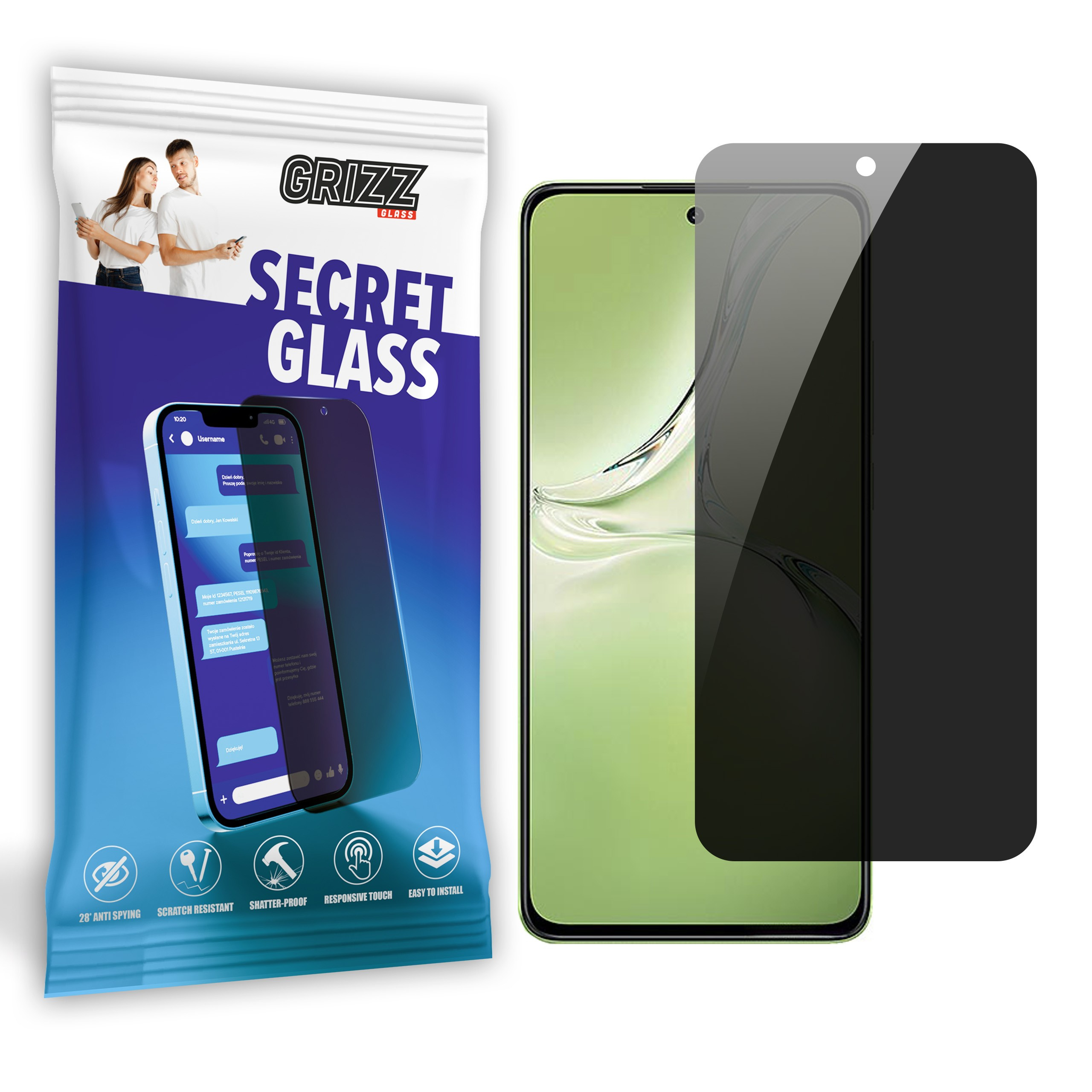 GrizzGlass SecretGlass Oppo K12x