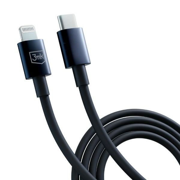 3MK cable Hyper USB-C / Lightning 20W 1.2m black