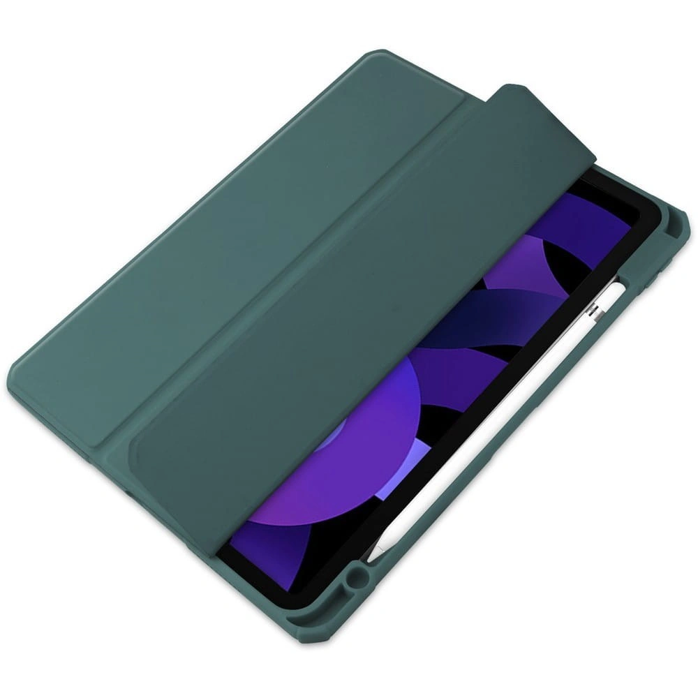 Bizon Case Tab Clear Matt Apple iPad Air 6 / Air 5 / Air 4 / iPad Pro 11 2018 dark green