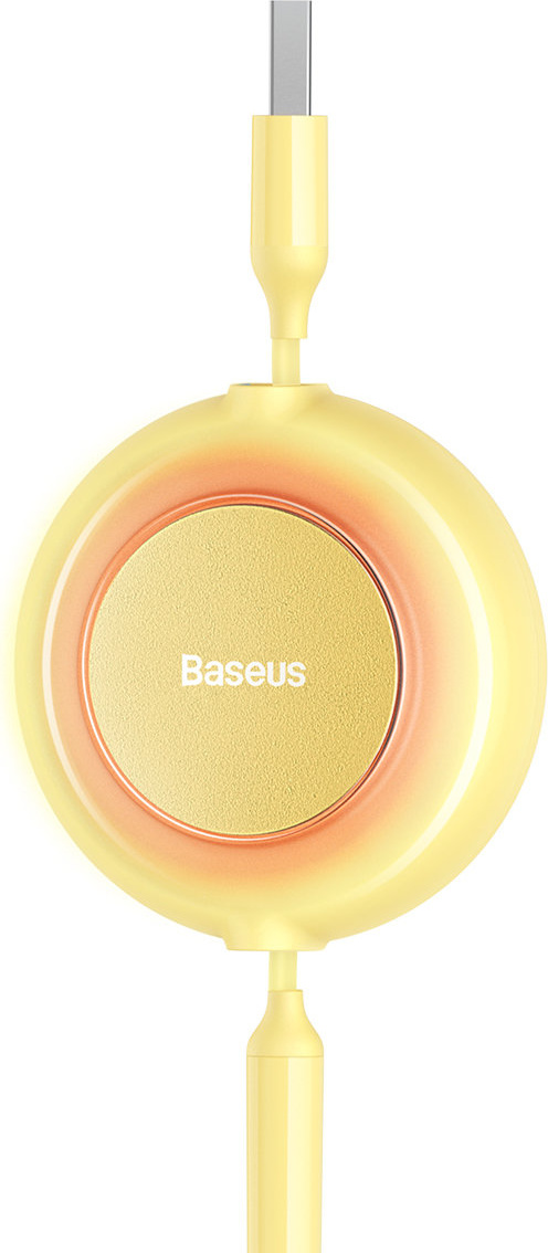 Baseus Bright Mirror 2 3in1 USB-A - microUSB + Lightning + USB-C 3.5A 1.1m yellow