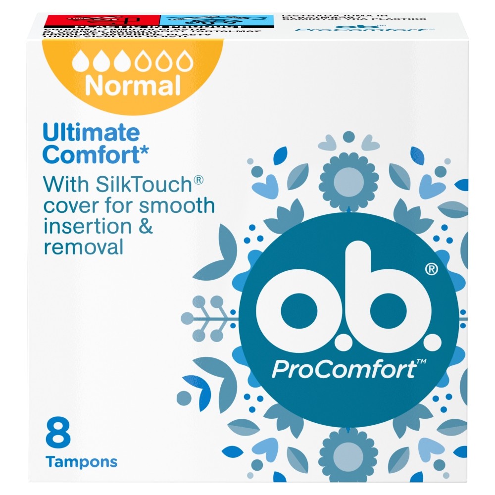 O.B.ProComfort Ultimate Normal komfortowe tampony  1op.-8szt
