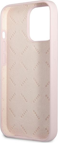 Guess GUHCP13LSLTGU Apple iPhone 13 Pro purple hardcase Silicone Triangle
