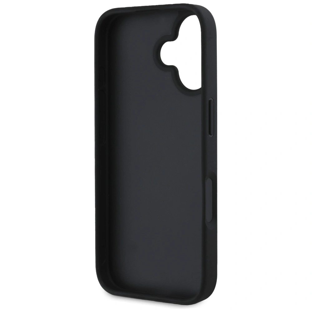 Guess Grained Big 4G Logo Small Classic Logo Apple iPhone 16 black