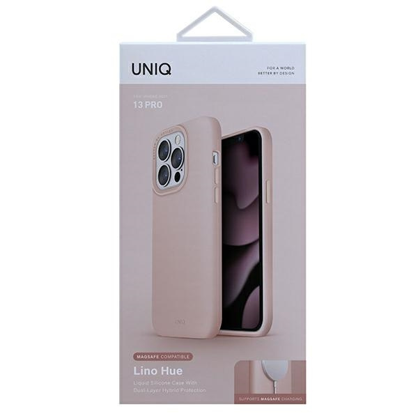 UNIQ Lino Hue MagSafe Apple iPhone 13 Pro blush pink
