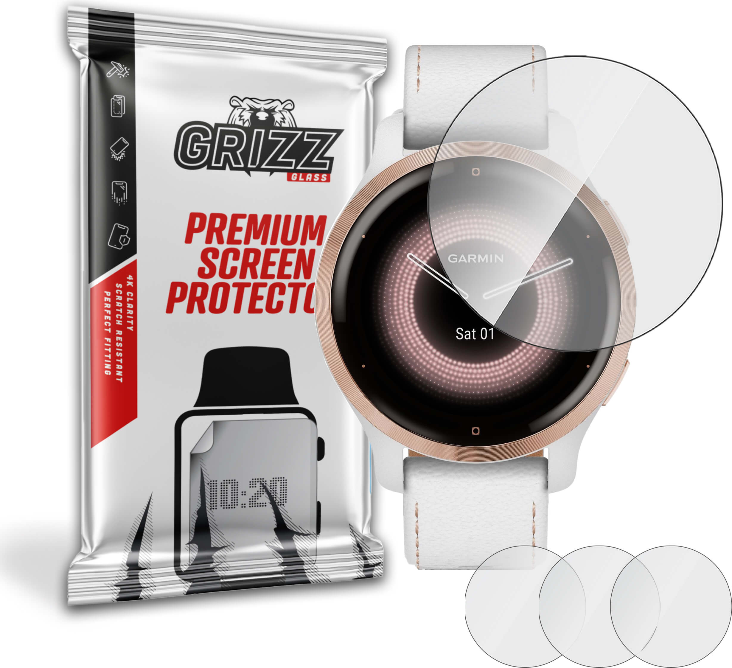 GrizzGlass Hydrofilm Garmin Venu 2s