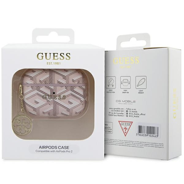 Guess GUAP2PGCE4CP Apple AirPods Pro 2 cover GCube Charm pink
