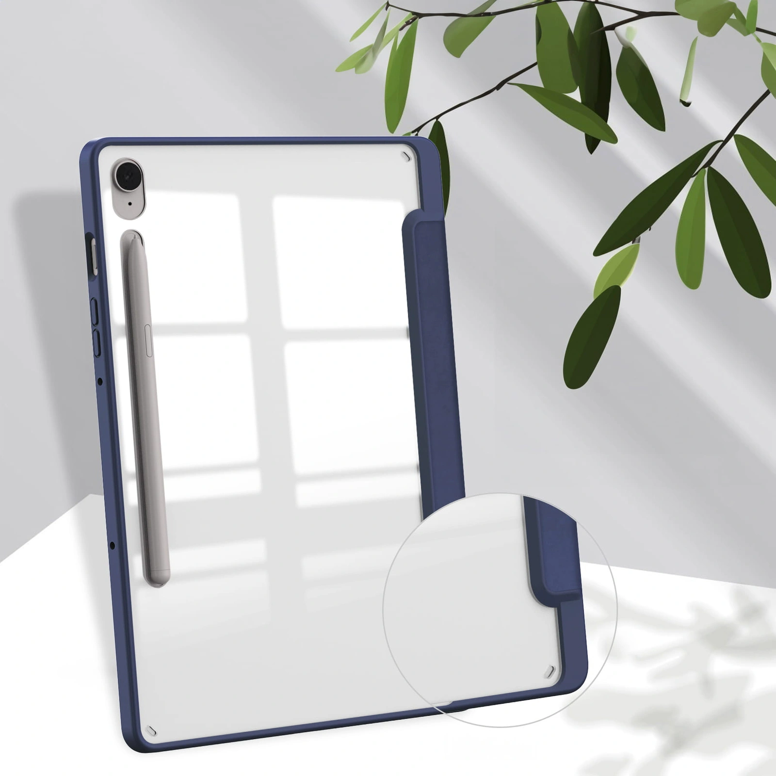 Bizon Case Tab Clear Matt Samsung Galaxy Tab S9 / S9 FE navy blue