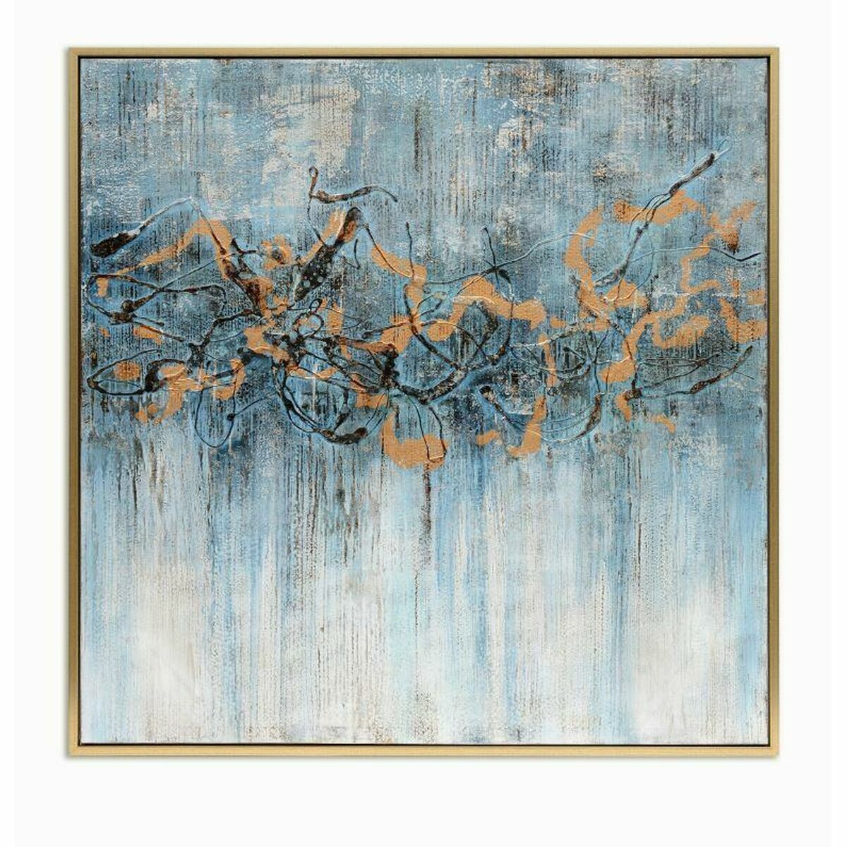 Painting DKD Home Decor Abstract Modern (131 x 3,8 x 131 cm)