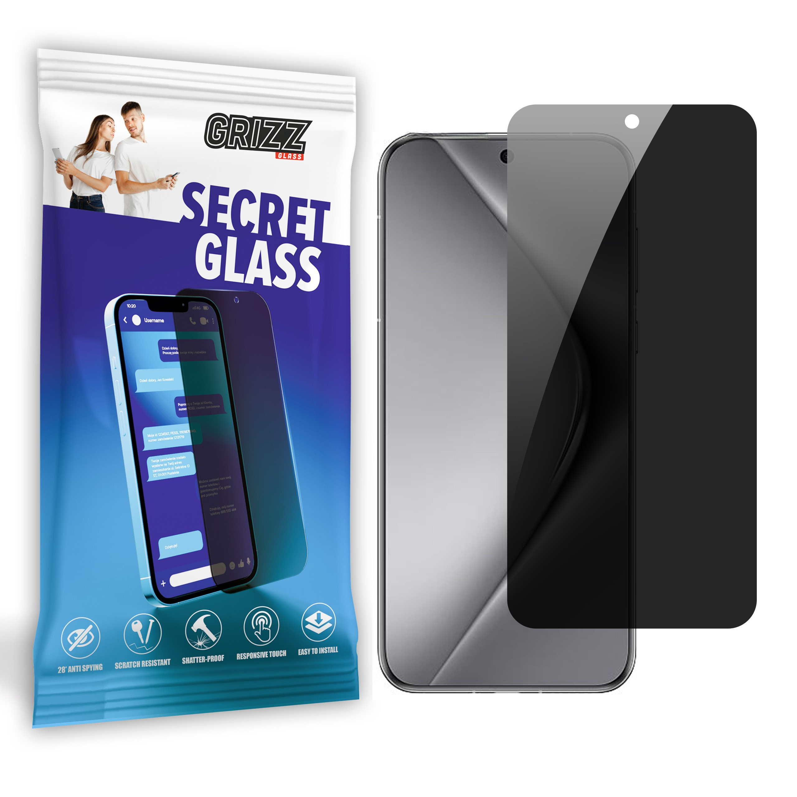 GrizzGlass SecretGlass Huawei Pura 70 Pro Plus