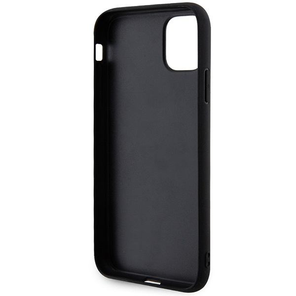 Karl Lagerfeld KLHCN61RUPKLPK Apple iPhone 11/XR hardcase black 3D Monogram