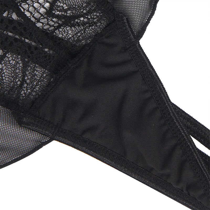 SUBBLIME - TEDDY HALTER NECK BARE BACK LACE BLACK L/XL SUBBLIME - TEDDY HALTER NECK BARE BACK LACE BLACK L/XL