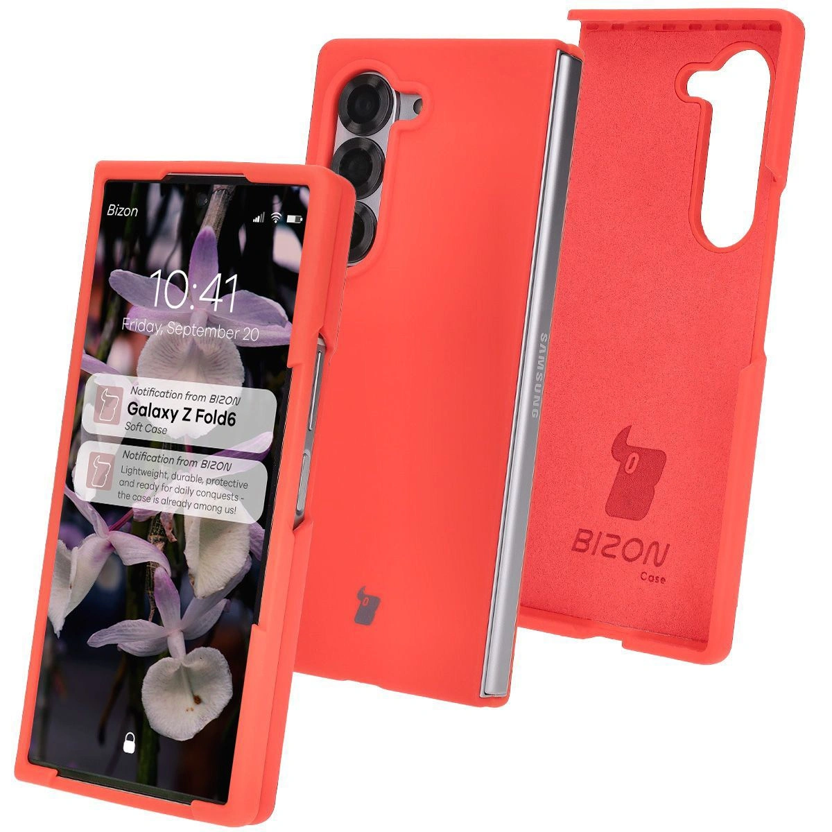 Bizon Soft Case Samsung Galaxy Z Fold6 red