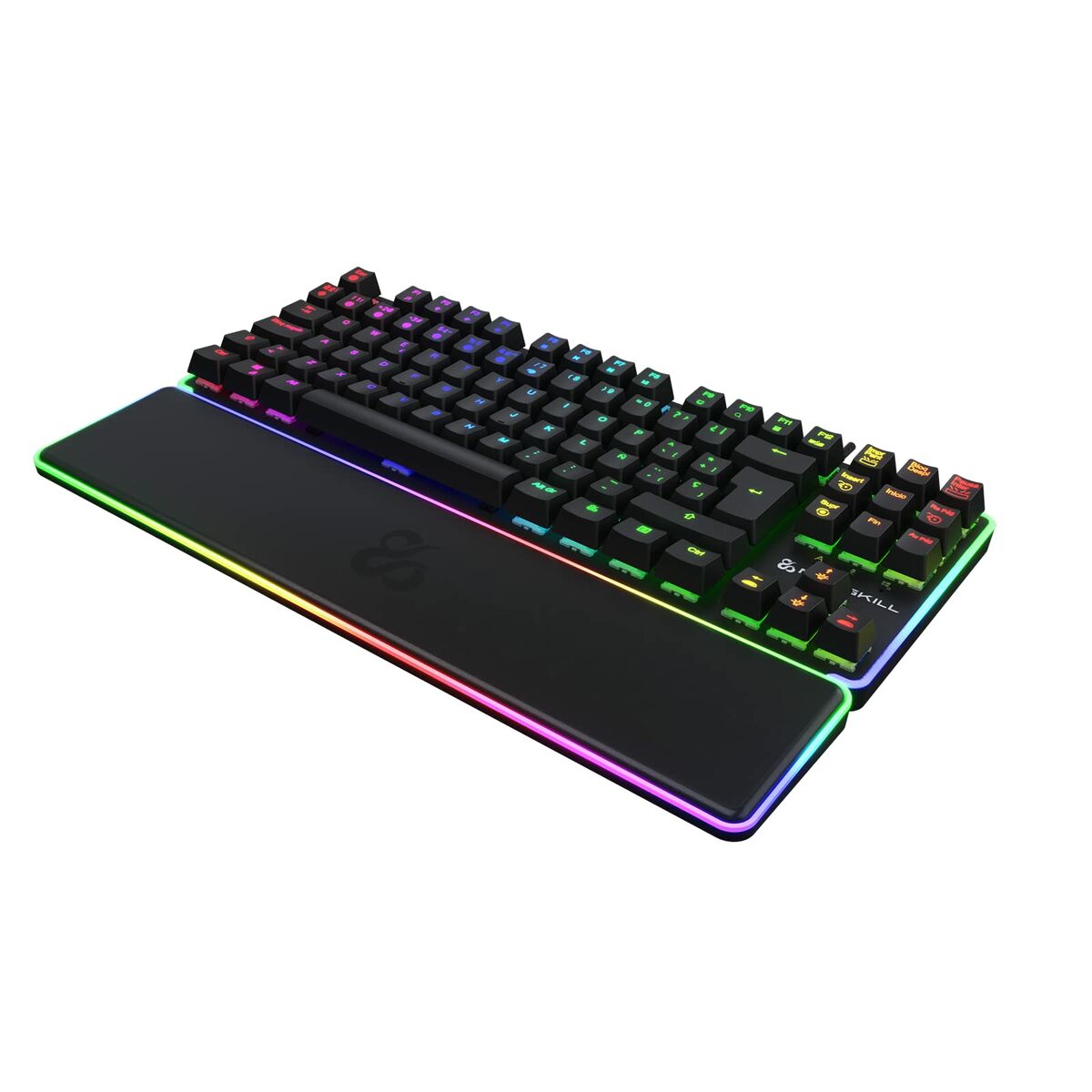 Gaming Keyboard Newskill Gungnyr TKL Pro Spanish Qwerty Black LED RGB