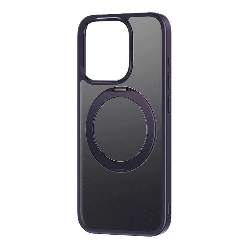 Case + tempered glass set Baseus SkyRing 360° Apple iPhone 14 Pro (purple)