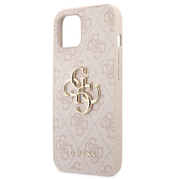 Guess GUHCP13M4GMGPI Apple iPhone 13 pink hardcase 4G Big Metal Logo