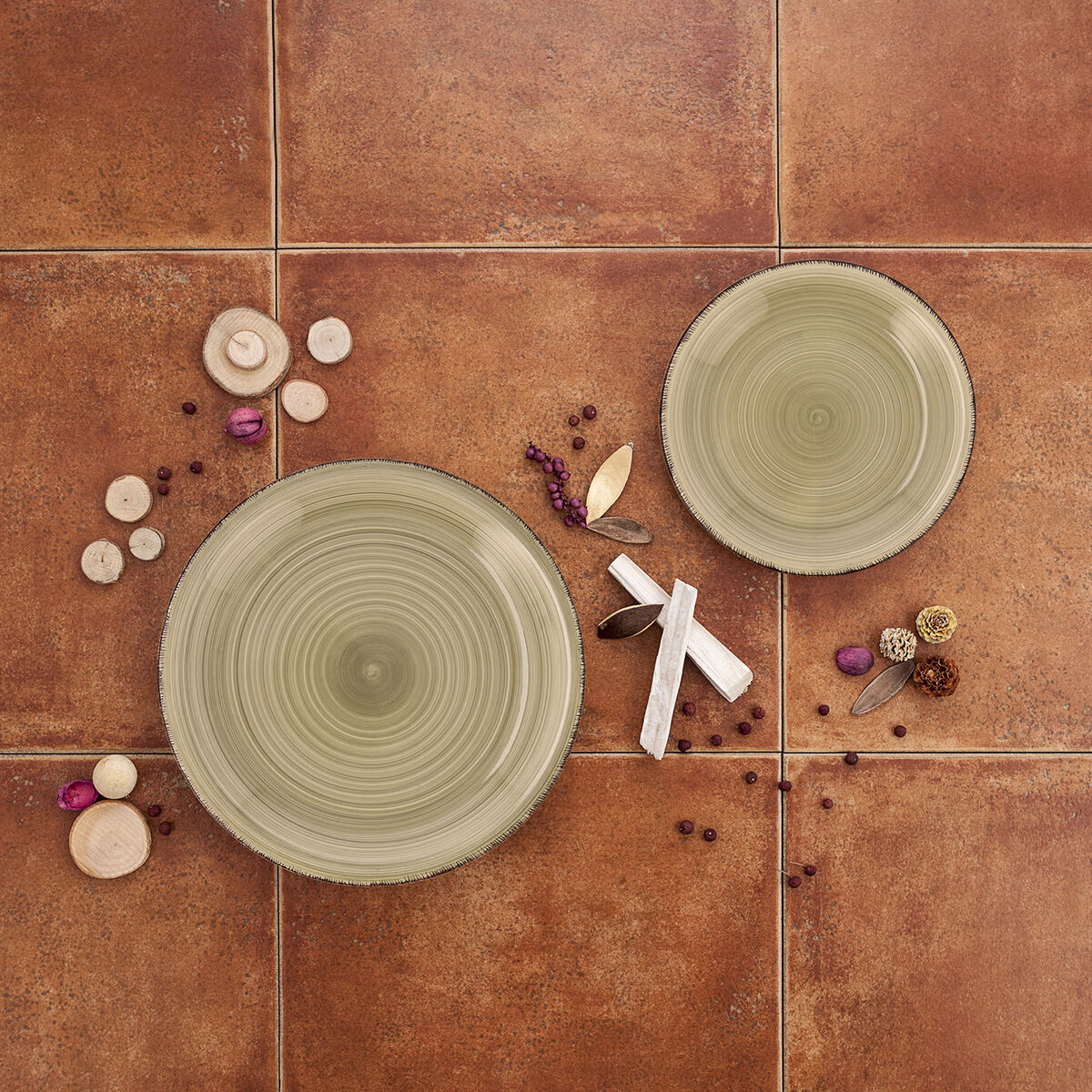 Tableware Quid Vita Natura Green Ceramic 18 Pieces Tableware Quid Vita Natura Green Ceramic 18 Pieces