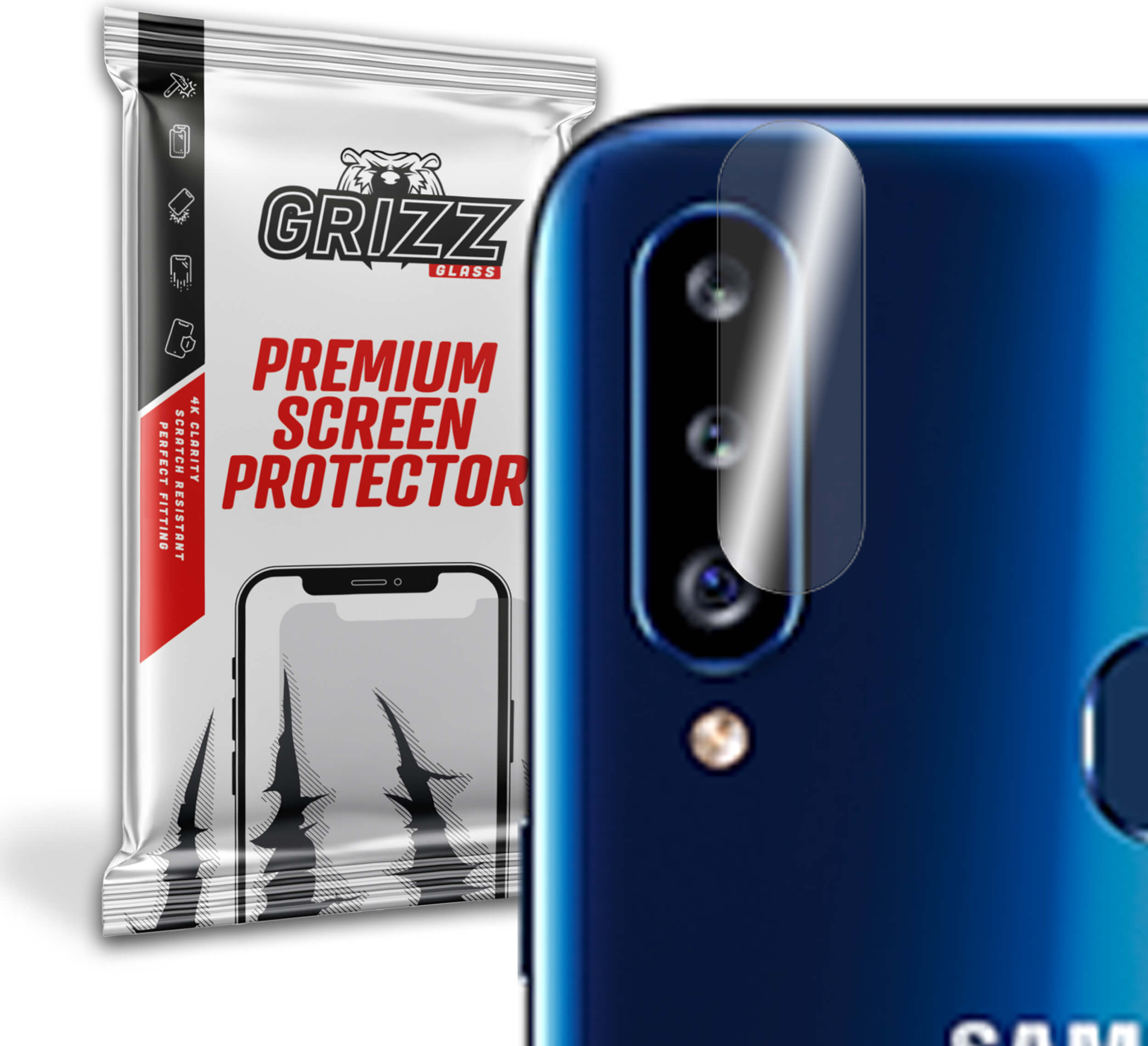 GrizzGlass HybridGlass Camera Samsung Galaxy A20s