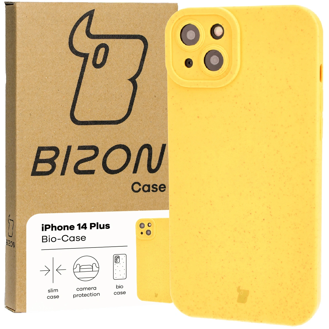 Bizon Bio-Case Apple iPhone 14 Plus yellow