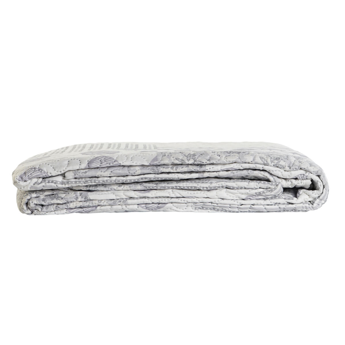 Bedspread (quilt) DKD Home Decor Beige Grey Single King size 180 x 260 x 1 cm
