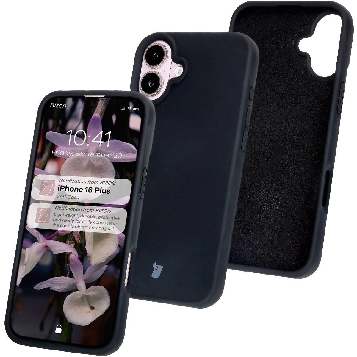 Bizon Soft Case Apple iPhone 16 Plus black