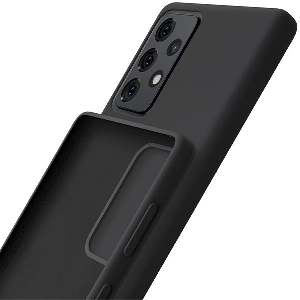 Case 3MK Silicone Case Samsung Galaxy A52/A52s black/black