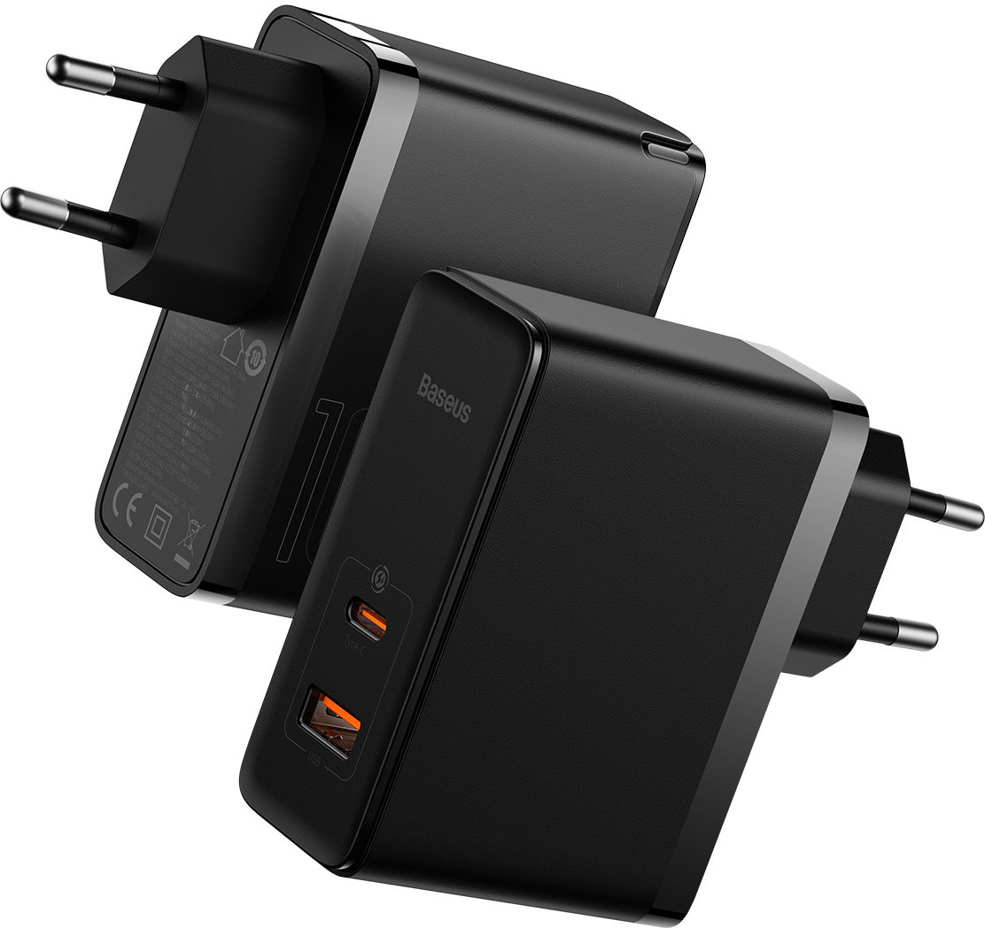 Baseus GaN5 Pro Wall Charger USB-C/USB 100W PD 3.0 QC4 .0+ AFC black