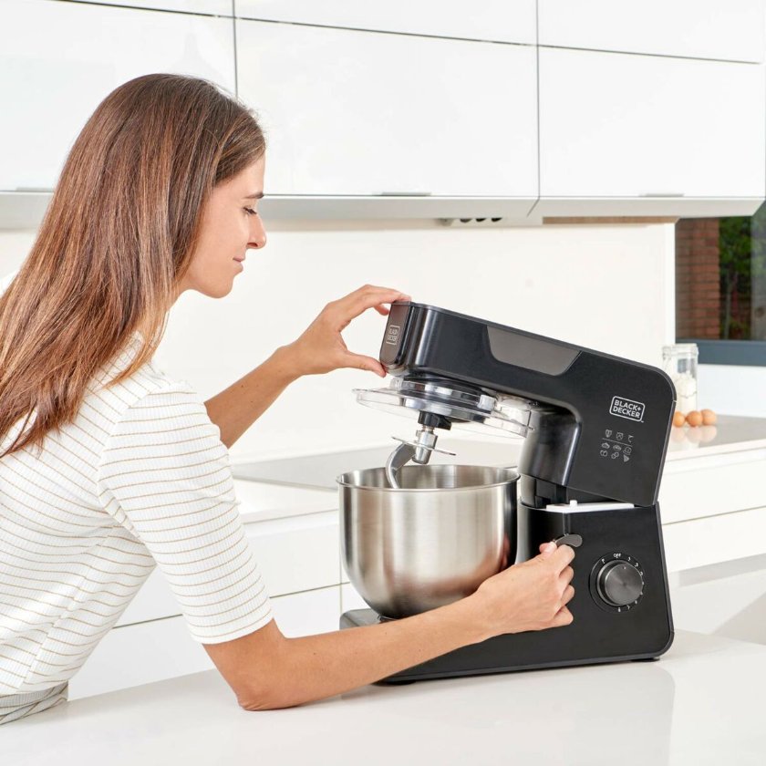 Food Processor Black & Decker BXKM1000E Black 1000 W 5,2 L Food Processor Black & Decker BXKM1000E Black 1000 W 5,2 L