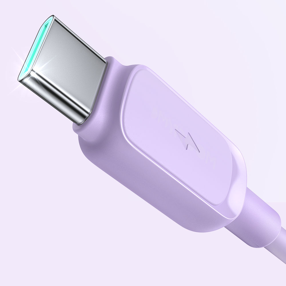 Joyroom S-AC027A14 USB-A/USB-C Cable 3A 1,2m purple