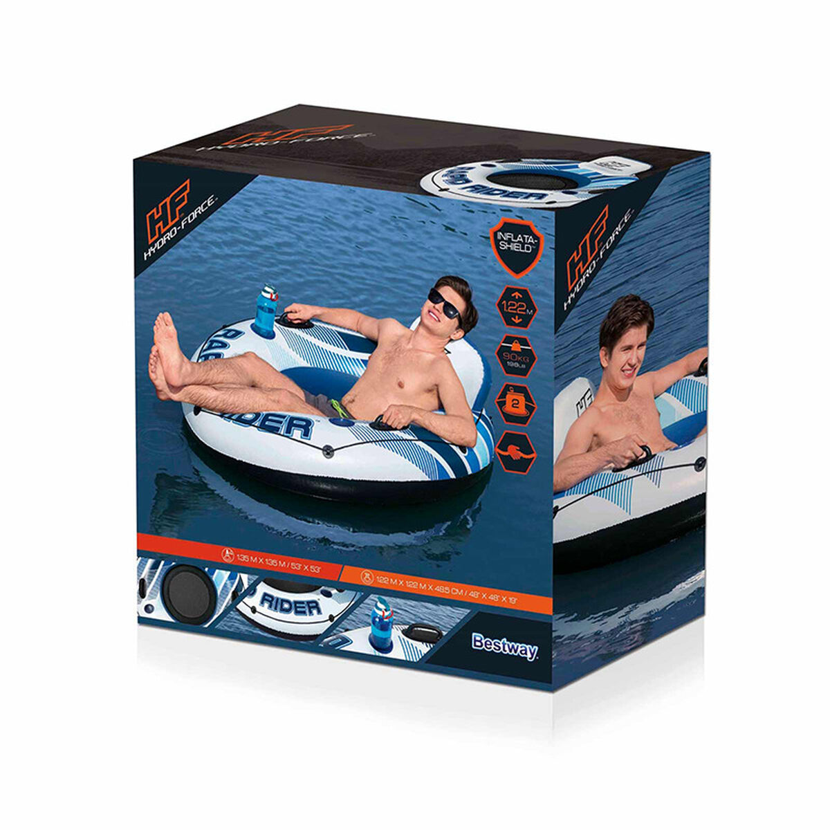 Inflatable Wheel Bestway Rapid Rider Ø 135 cm Blue