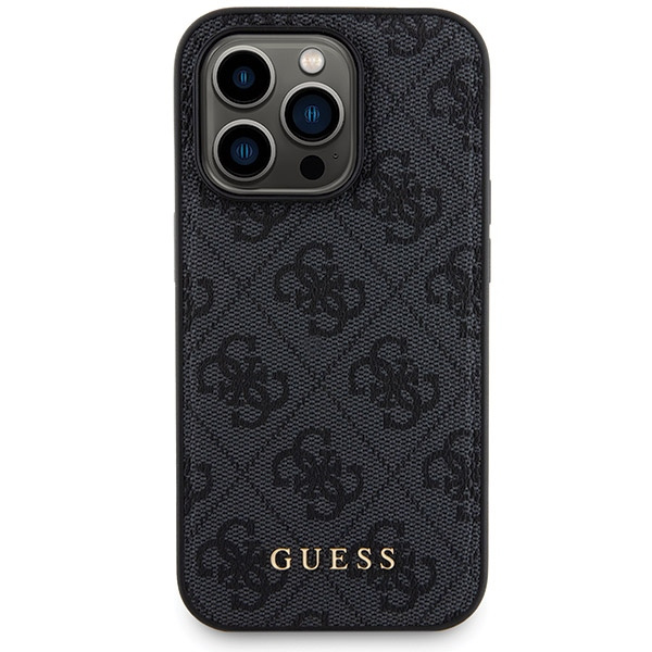 Guess GUBPM5P15L4GEMGK Apple iPhone 15 Pro hardcase + Powerbank 5000mAh MagSafe 4G Metal Logo black