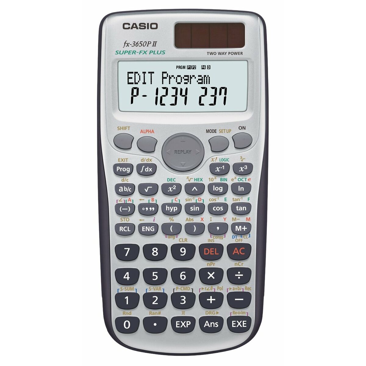 Calculator Casio FX-3650PII-W-EH White