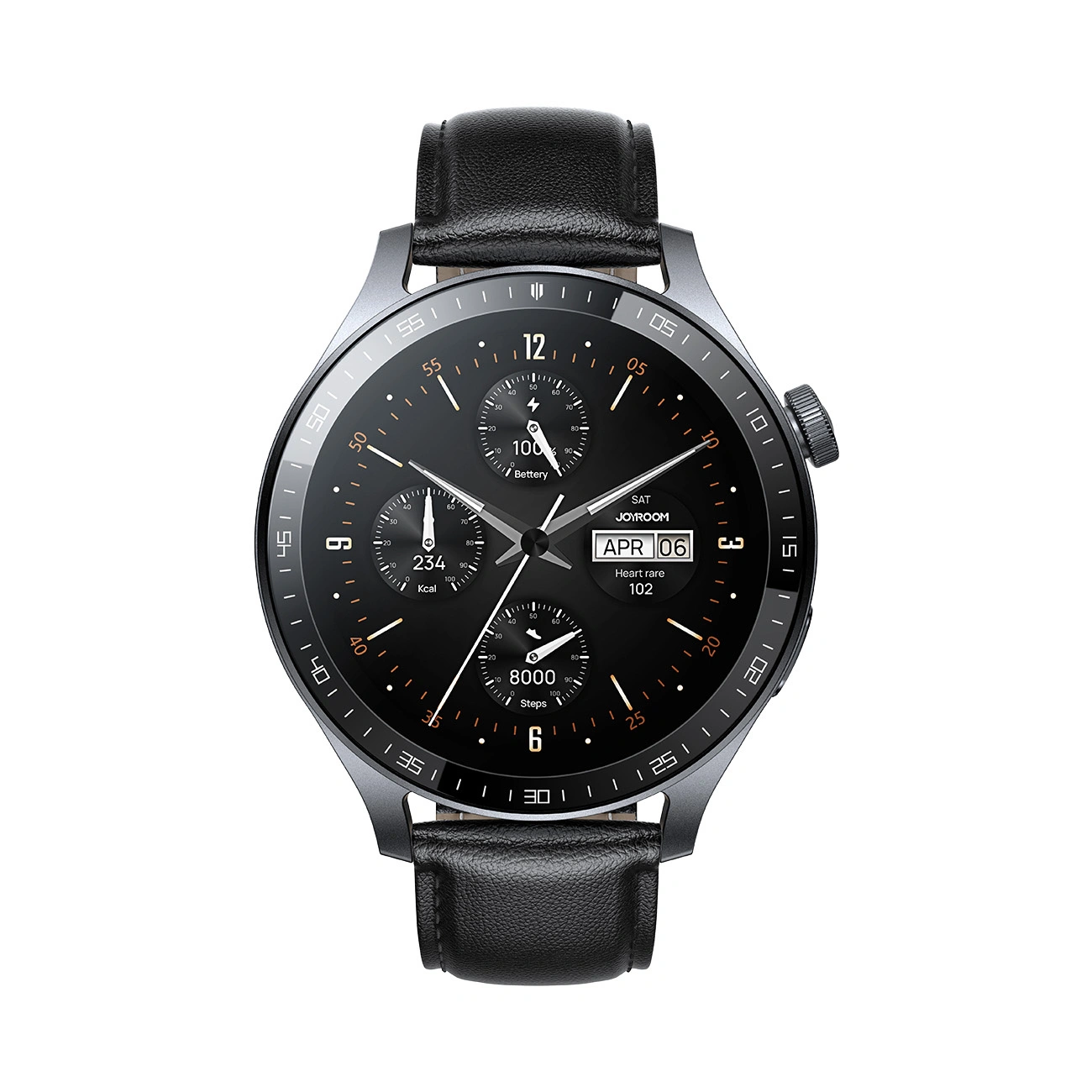 Joyroom Classic Series JR-FC2 Pro smartwatch with call answering function dark grey