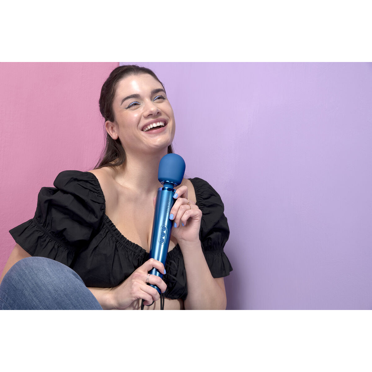 PalmPower-Recharge Wand Massager Le Wand Pacific Blue PalmPower-Recharge Wand Massager Le Wand Pacific Blue