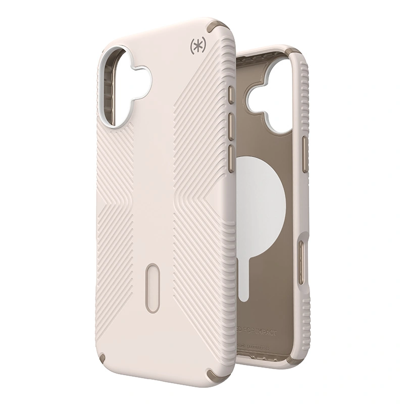 Case Speck Presidio2 Grip ClickLock & MagSafe Apple iPhone 16 Plus (Bleached Bone / Heirloom Gold / Hazel Brown)