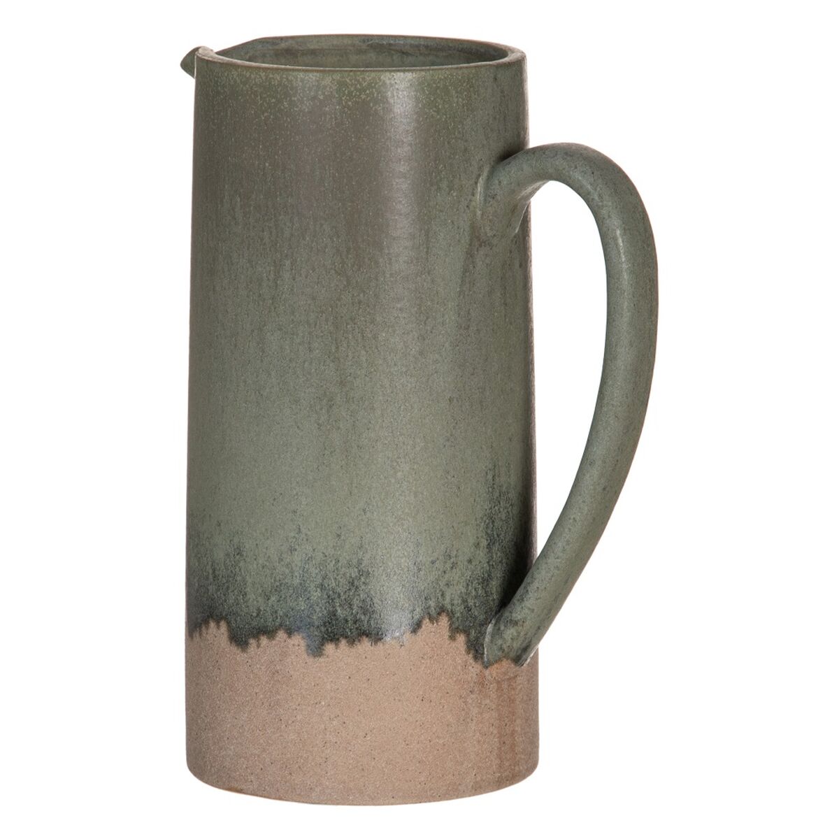 Vase 21 x 14 x 28,5 cm Ceramic Green Cream