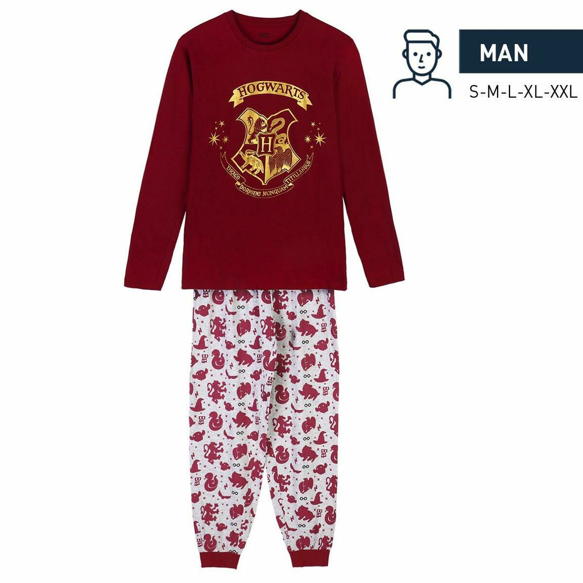 Pyjama Harry Potter Men Red