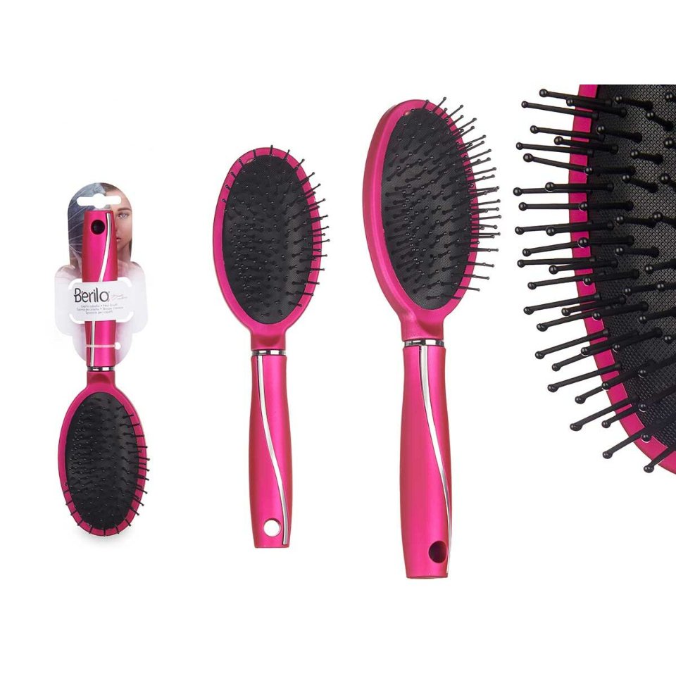 Brush Berilo Fuchsia Silicone Plastic (12 Units)