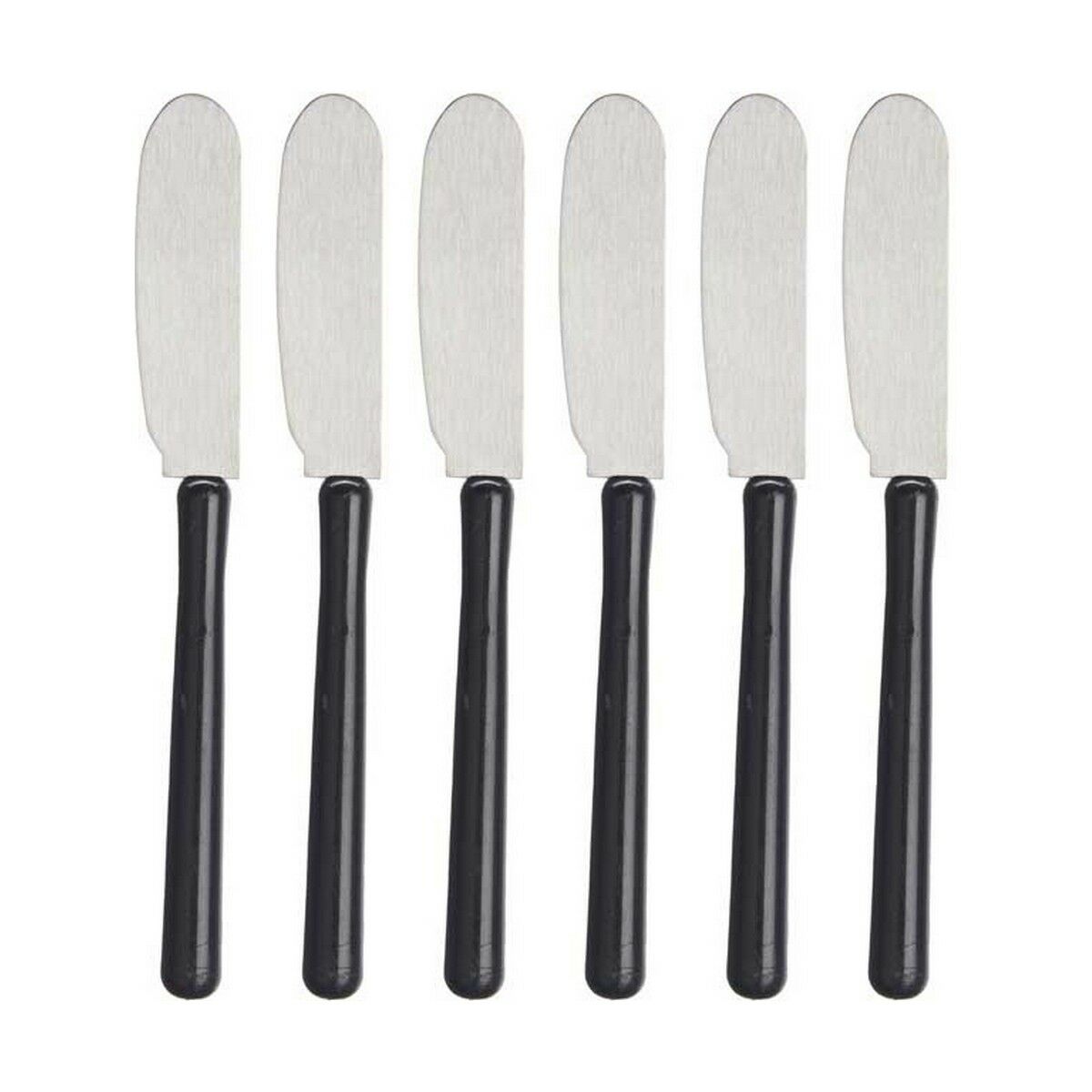 Butter Knife 1 x 20 x 13 cm Silver Black Plastic