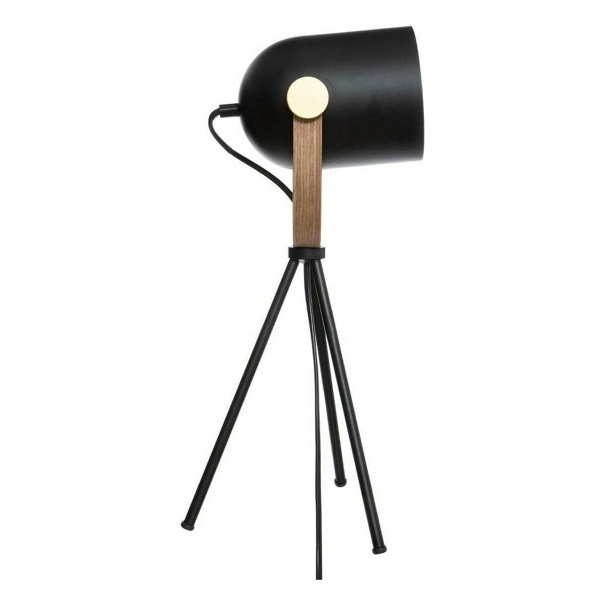 Desk lamp Atmosphera Action Tripod 16 x 18 x 45 cm Black 25 W polystyrene