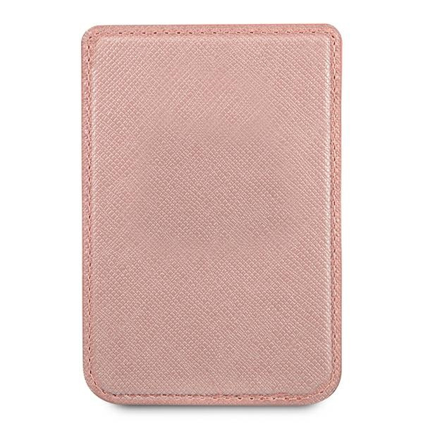 Guess Wallet Card Slot GUWMSSASLPI MagSafe Saffiano pink