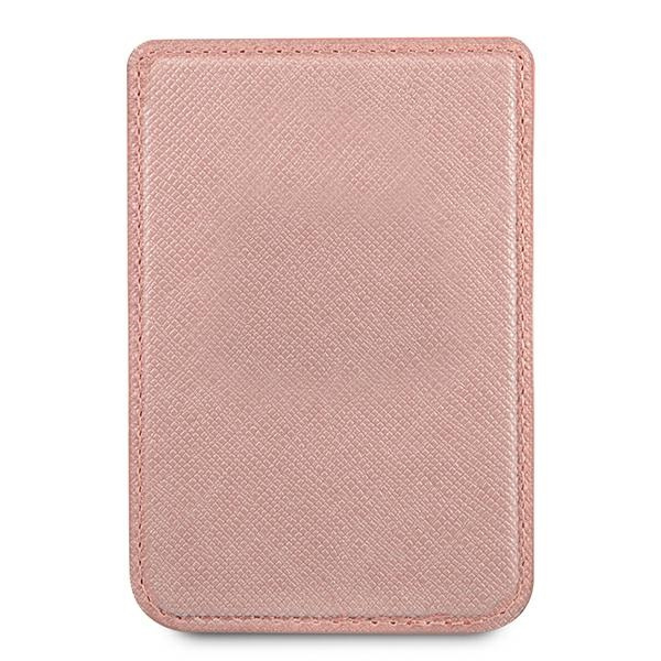 Guess Wallet Card Slot GUWMSSASLPI MagSafe Saffiano pink