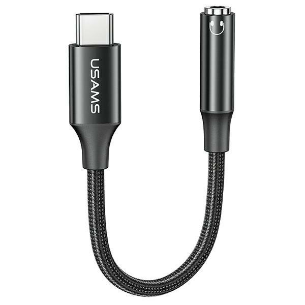 USAMS AU16 adapter USB-C / jack 3.5m white (US-SJ599)