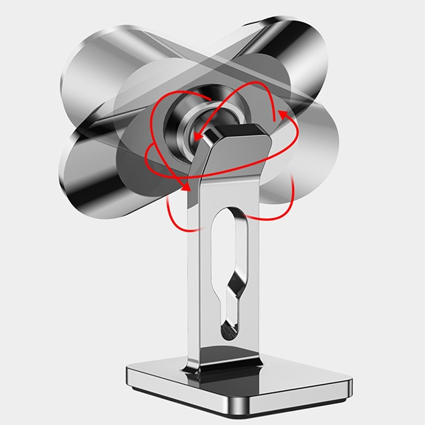 AWEI X19 Dashboard Magnetic Car Mount Silver/Black 