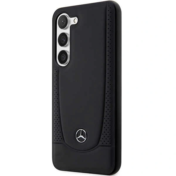 Mercedes MEHCS23SARMBK Samsung Galaxy S23 hardcase Leather Urban black